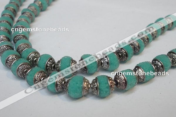 CIB382 8mm round fashion Indonesia jewelry beads wholesale