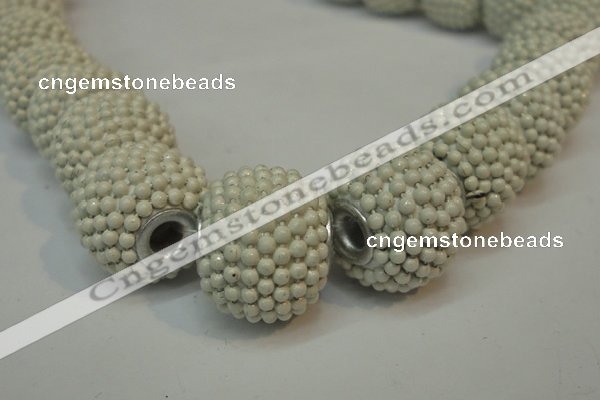 CIB390 15mm round fashion Indonesia jewelry beads wholesale