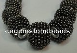 CIB392 15mm round fashion Indonesia jewelry beads wholesale