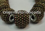 CIB396 15mm round fashion Indonesia jewelry beads wholesale