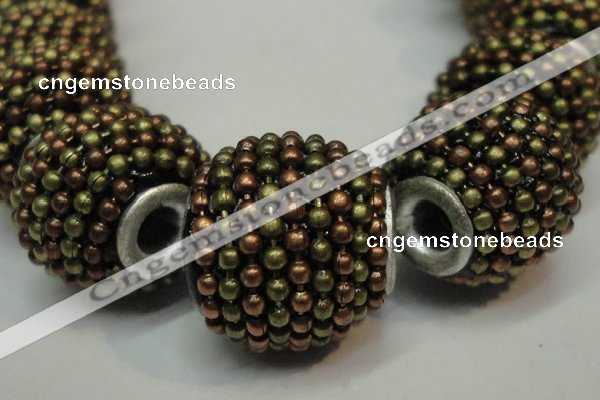 CIB396 15mm round fashion Indonesia jewelry beads wholesale