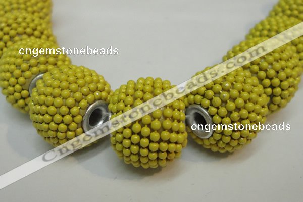 CIB400 17mm round fashion Indonesia jewelry beads wholesale