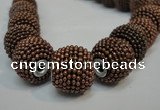 CIB402 17mm round fashion Indonesia jewelry beads wholesale