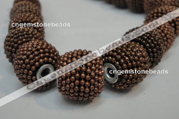 CIB402 17mm round fashion Indonesia jewelry beads wholesale