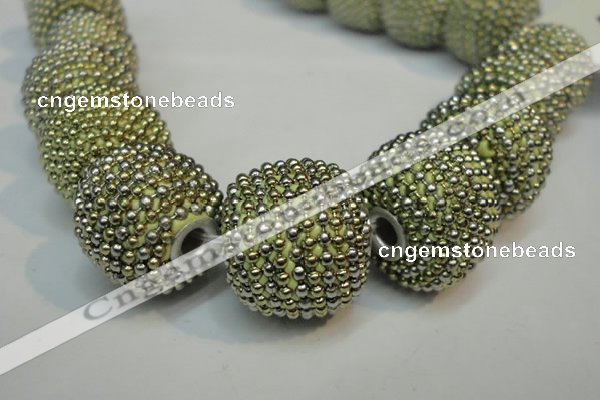 CIB412 20mm round fashion Indonesia jewelry beads wholesale