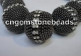CIB426 25mm round fashion Indonesia jewelry beads wholesale