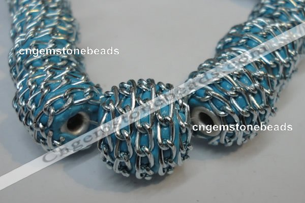 CIB446 19mm round fashion Indonesia jewelry beads wholesale