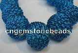 CIB451 24mm round fashion Indonesia jewelry beads wholesale