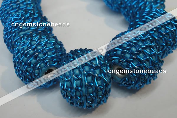 CIB451 24mm round fashion Indonesia jewelry beads wholesale