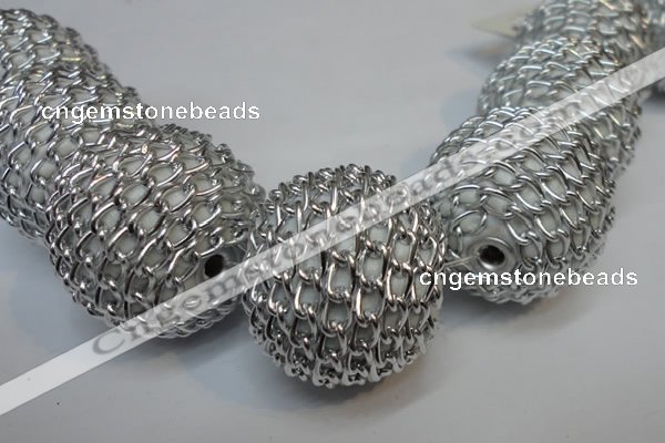 CIB455 30mm round fashion Indonesia jewelry beads wholesale