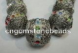 CIB460 25mm round fashion Indonesia jewelry beads wholesale