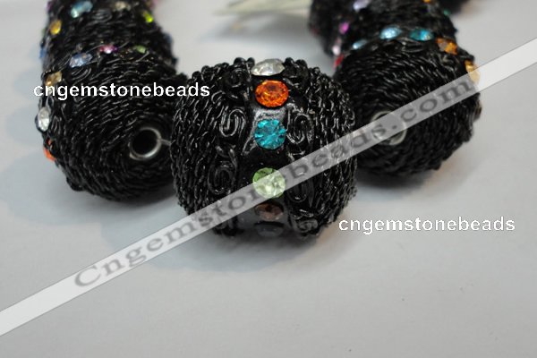 CIB462 25mm round fashion Indonesia jewelry beads wholesale