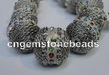 CIB465 25mm round fashion Indonesia jewelry beads wholesale