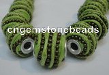 CIB472 14*14mm drum fashion Indonesia jewelry beads wholesale