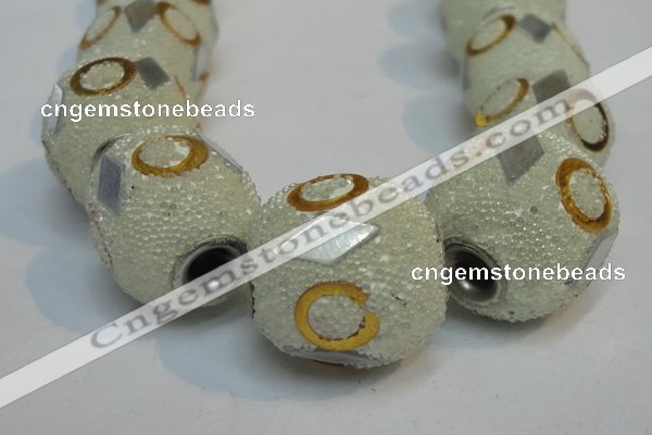 CIB480 15*16mm drum fashion Indonesia jewelry beads wholesale