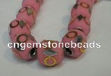 CIB481 15*16mm drum fashion Indonesia jewelry beads wholesale