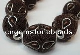 CIB493 18*23mm drum fashion Indonesia jewelry beads wholesale