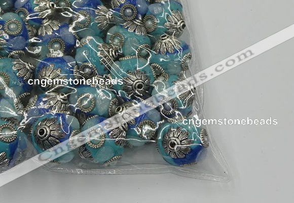 CIB505 22mm round fashion Indonesia jewelry beads wholesale