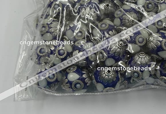 CIB506 22mm round fashion Indonesia jewelry beads wholesale