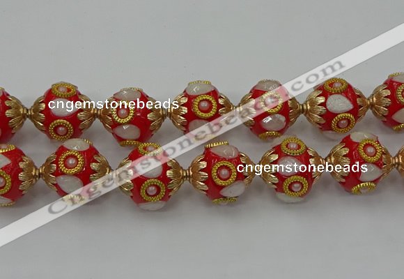 CIB547 22mm round fashion Indonesia jewelry beads wholesale