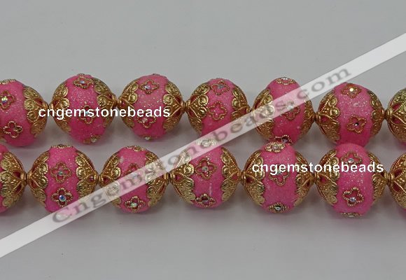 CIB548 22mm round fashion Indonesia jewelry beads wholesale