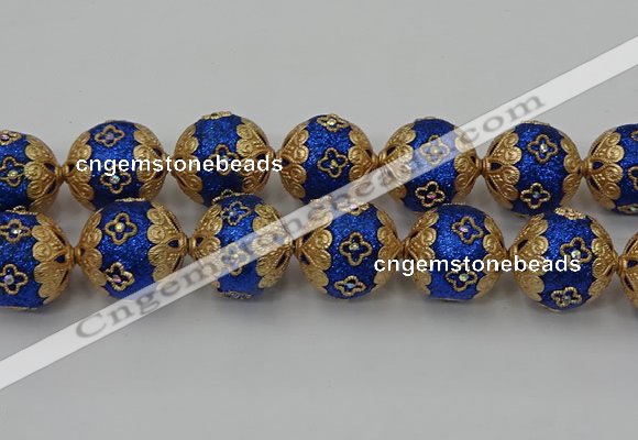 CIB552 22mm round fashion Indonesia jewelry beads wholesale