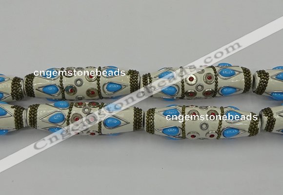 CIB560 16*60mm rice fashion Indonesia jewelry beads wholesale