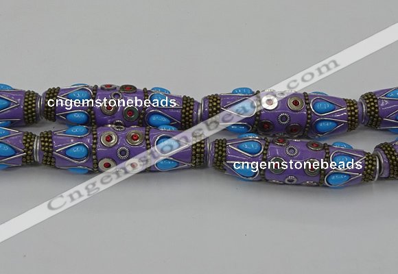 CIB565 16*60mm rice fashion Indonesia jewelry beads wholesale