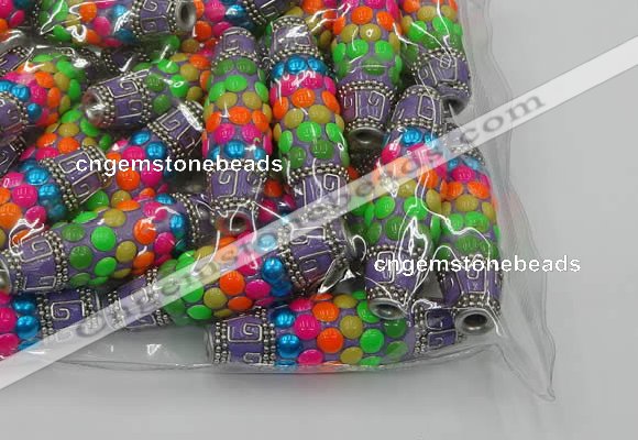 CIB583 16*60mm rice fashion Indonesia jewelry beads wholesale