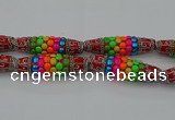 CIB586 16*60mm rice fashion Indonesia jewelry beads wholesale