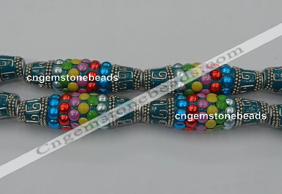 CIB587 16*60mm rice fashion Indonesia jewelry beads wholesale