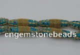 CIB607 16*60mm rice fashion Indonesia jewelry beads wholesale