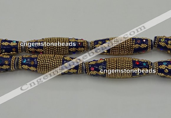 CIB609 16*60mm rice fashion Indonesia jewelry beads wholesale