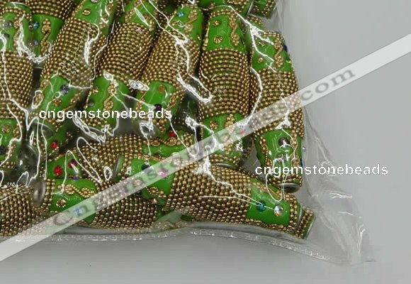 CIB610 16*60mm rice fashion Indonesia jewelry beads wholesale