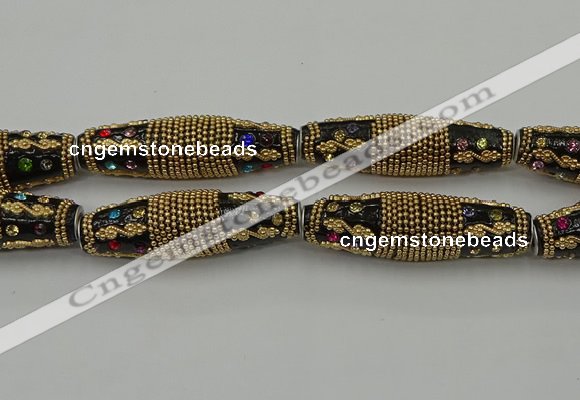 CIB612 16*60mm rice fashion Indonesia jewelry beads wholesale