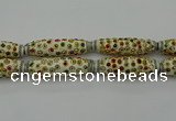 CIB615 16*60mm rice fashion Indonesia jewelry beads wholesale