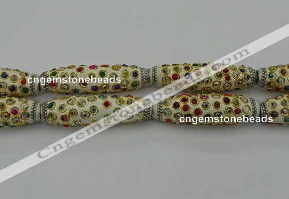 CIB615 16*60mm rice fashion Indonesia jewelry beads wholesale