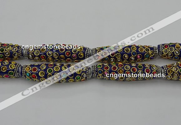 CIB624 16*60mm rice fashion Indonesia jewelry beads wholesale