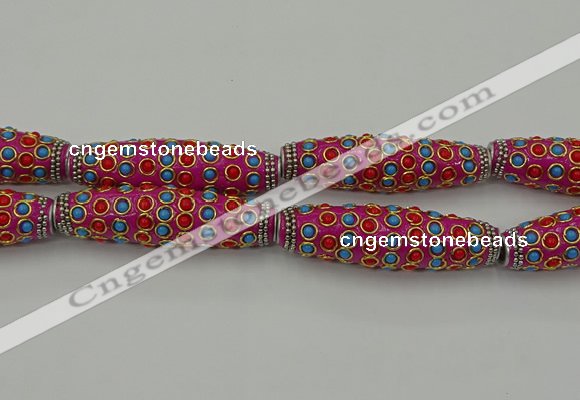 CIB634 16*60mm rice fashion Indonesia jewelry beads wholesale