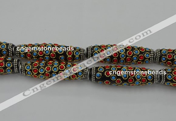 CIB640 16*60mm rice fashion Indonesia jewelry beads wholesale