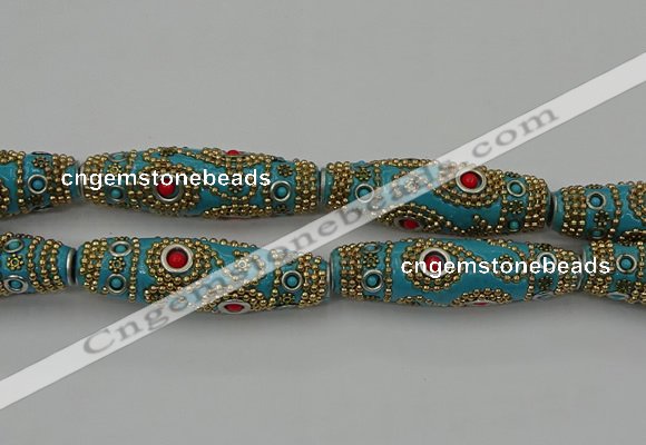 CIB650 16*60mm rice fashion Indonesia jewelry beads wholesale