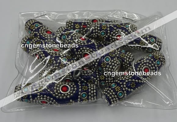 CIB652 16*60mm rice fashion Indonesia jewelry beads wholesale