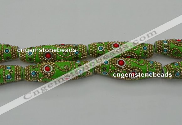 CIB655 16*60mm rice fashion Indonesia jewelry beads wholesale