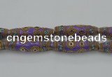 CIB665 16*60mm rice fashion Indonesia jewelry beads wholesale