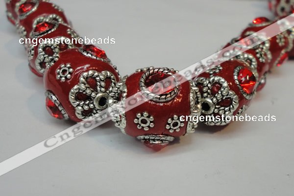 CIB81 16*22mm oval fashion Indonesia jewelry beads wholesale