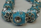 CIB82 16*22mm oval fashion Indonesia jewelry beads wholesale