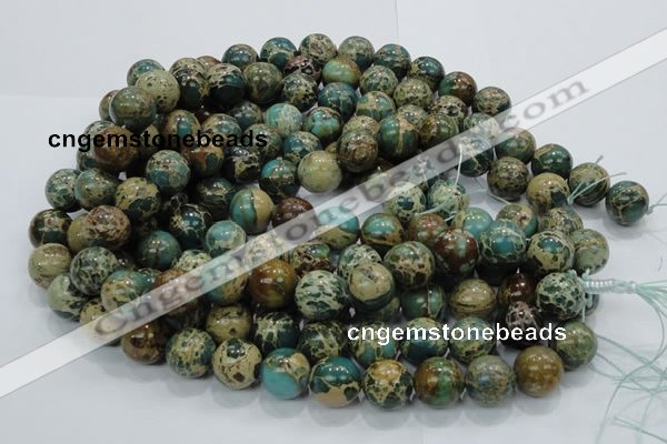 CIJ04 15.5 inches 14mm round impression jasper beads wholesale