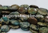 CIJ11 15.5 inches 8*10mm oval impression jasper beads wholesale