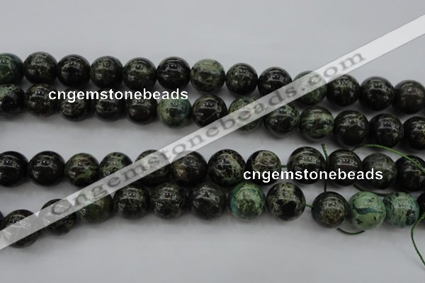 CIJ110 15.5 inches 12mm round dyed impression jasper beads wholesale