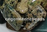 CIJ21 15.5 inches 22*30mm rectangle impression jasper beads wholesale